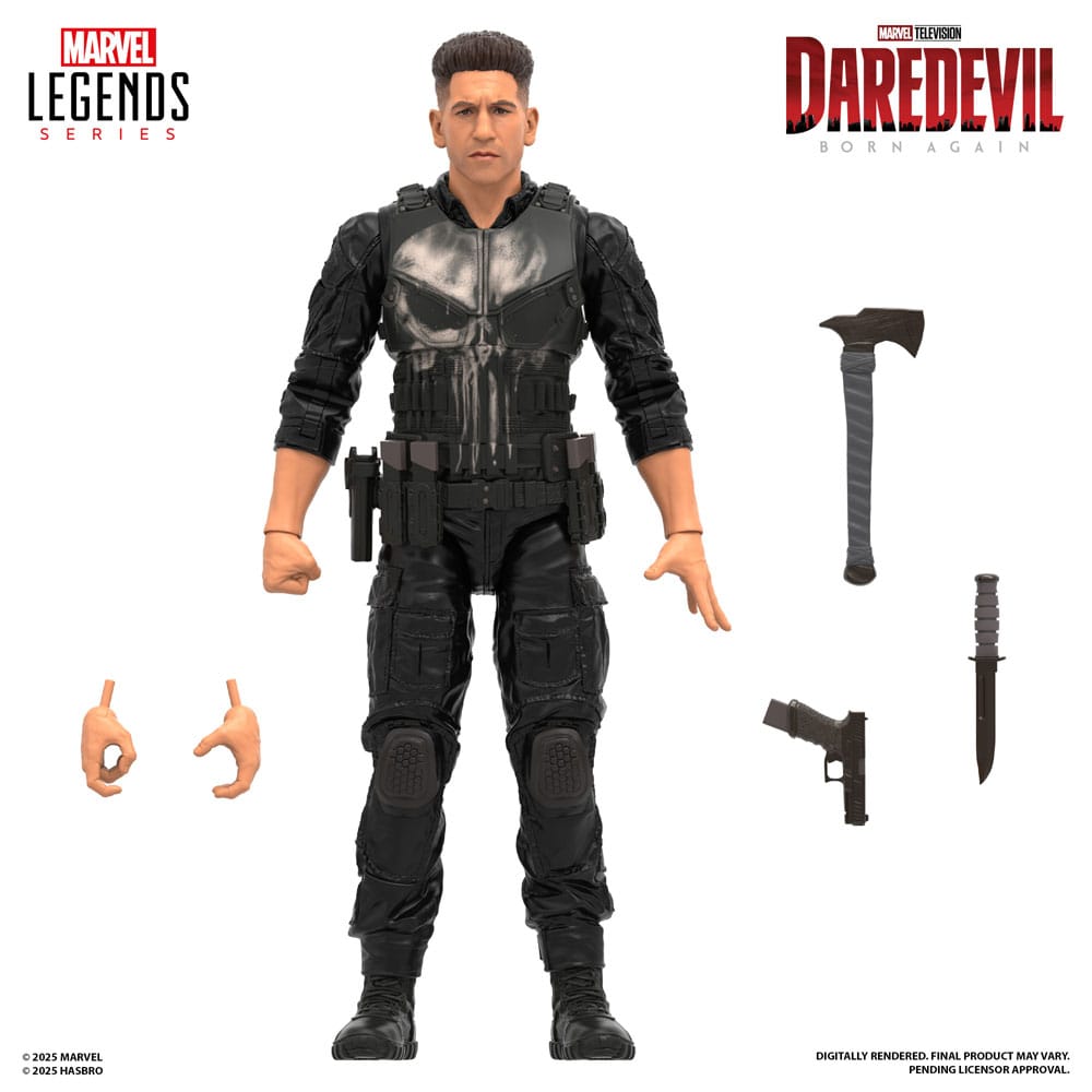 Daredevil: Nato di nuovo Marvel Legends Action Figure Punisher 15 cm